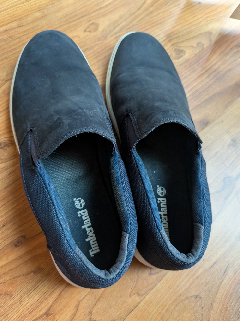 Timberland Men's Slip-On Loafers in Navy Blue